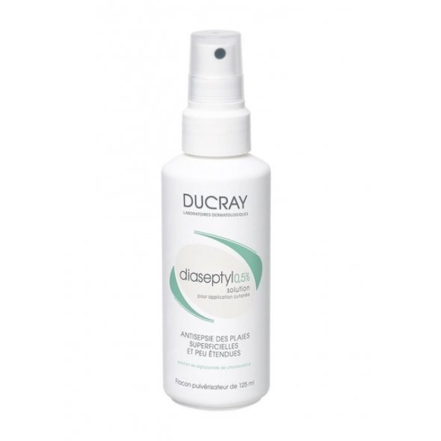 Ducray Diaseptyl Spray Αντισηπτικό Διάλυμα για Πληγές 125ml