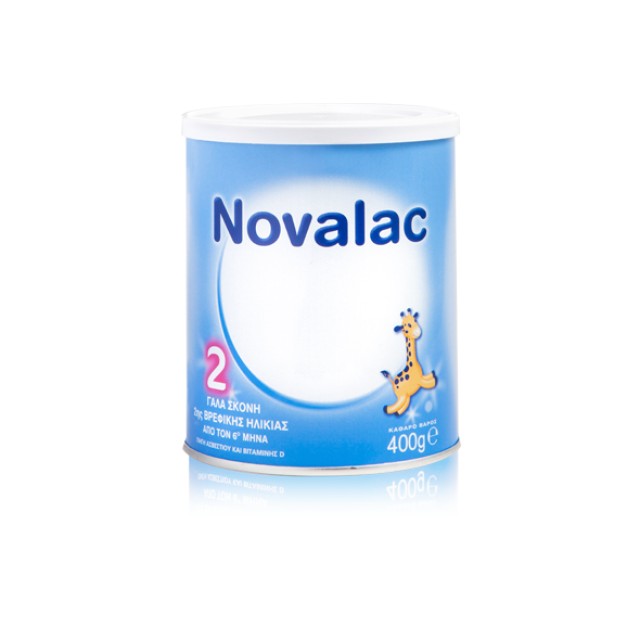 Novalac 2, Γάλα Σκόνη 2ης Βρεφικής Ηλικίας από τον 6ο Μήνα 400gr