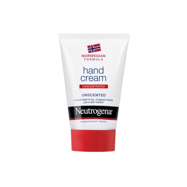Neutrogena Hand Cream Unscented, Ενυδατική Κρέμα Χεριών χωρίς Άρωμα 75ml