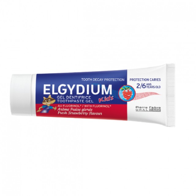 Elgydium Kids Fresh Strawberry, Οδοντόκρεμα για Παιδιά 2 - 6 Ετών με Γεύση Φράουλα 50ml