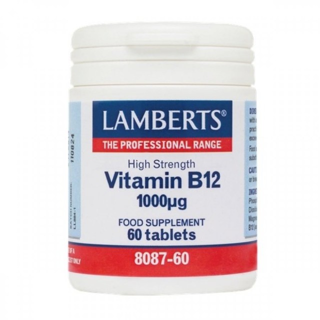 Lamberts Vitamin B-12 1000mg 60 tabs 8087-60