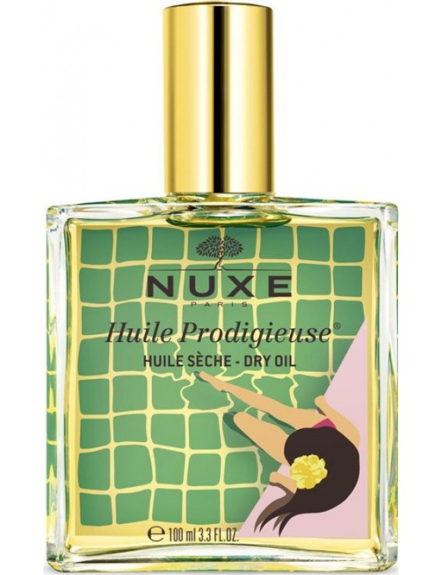 Nuxe - Huile Prodigieuse Ξηρό Λάδι Ενυδάτωσης για Πρόσωπο Σώμα & Μαλλιά Limited Edition Κίτρινο 100ml