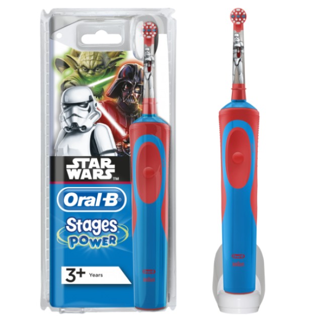 Oral-B Stages Kids 3+ Ετών Ηλεκτρική Οδοντόβουρτσα με χαρακτήρες από την ταινία Star Wars
