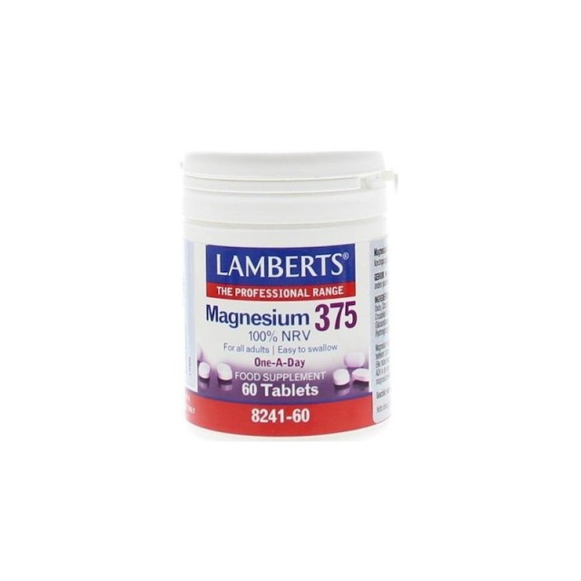 Lamberts Magnesium 375 100% NRV One A Day 60 tabs