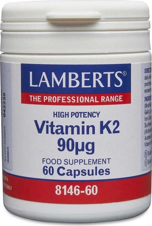 Lamberts Vitamin K2 90mcg 60caps 8146-60