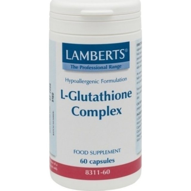 Lamberts L-Glutathione Complex, Σκεύασμα Γλουταθειόνης 60 κάψουλες