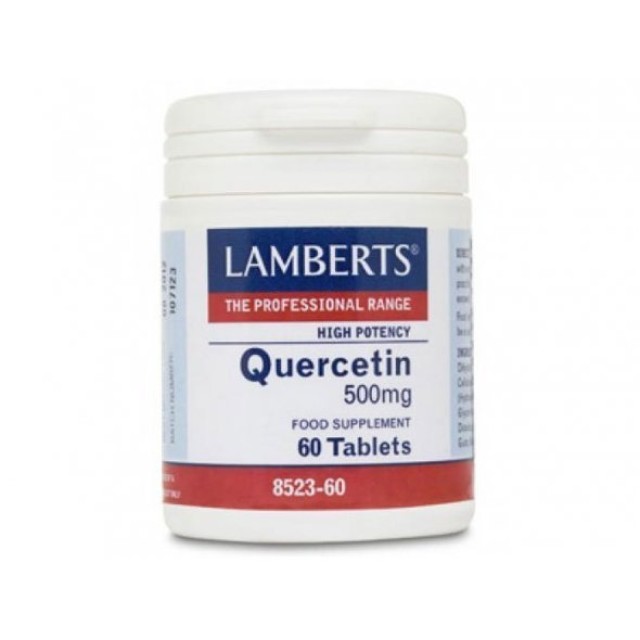 Lamberts Quercetin 500mg, Συμπλήρωμα Διατροφής με Κερσετίνη 60 ταμπλέτες
