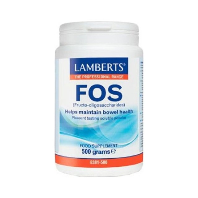 Lamberts FOS (Eliminex), Συμπλήρωμα Διατροφής με Φρουκτο-Ολιγοσακχαρίτες (FOS) για Φυσιολογική Βακτηριακή Χλωρίδα του Εντέρου 500gr