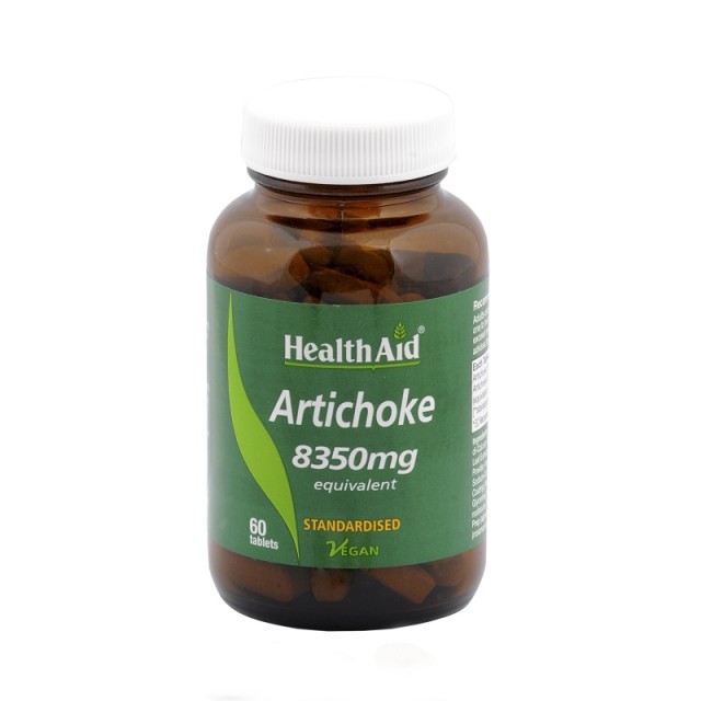 Health Aid Artichoke 8350mg, Εκχύλισμα Αγκινάρας 60 ταμπλέτες