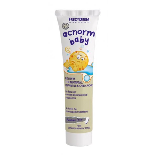 Frezyderm Ac-Norm Baby Cream, Απαλή Κρέμα για τη Νεογνική, Βρεφική και Παιδική Ακμή 40ml