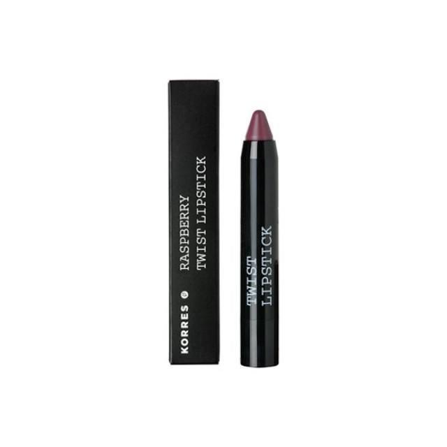 Korres Raspberry Twist Lipstick Κραγιόν Σε Μορφή Μολυβιού 2.5 gr