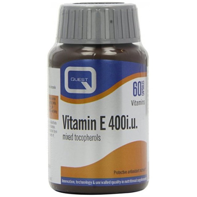 Quest Vitamin E 400iu, Βιταμίνη Ε 60 κάψουλες