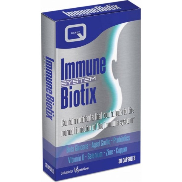 Quest Immune Biotix, Για τη Φυσιολογική Λειτουργία του Ανοσοποιητικού Συστήματος 30 κάψουλες