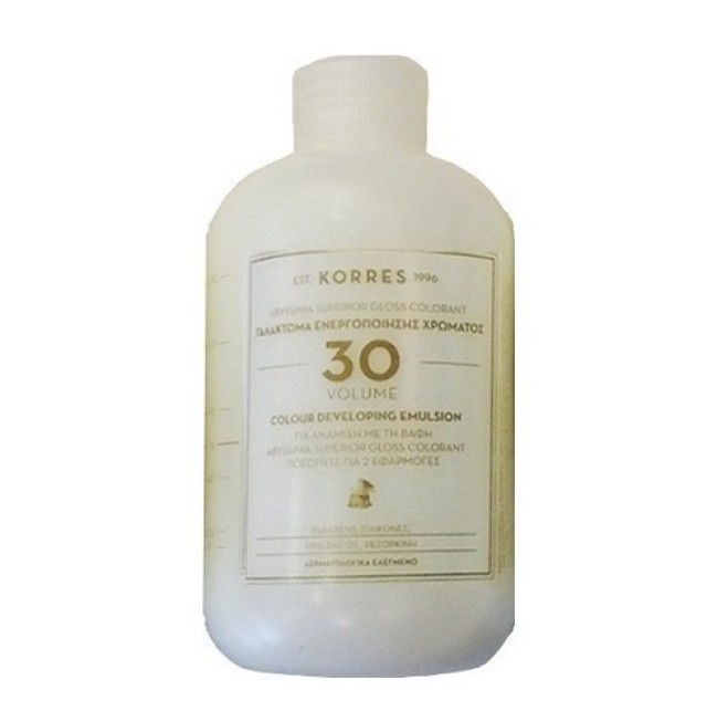 Korres Abyssinia Superior Gloss Colorant 30 Volume, Γαλάκτωμα Ενεργοποίησης Χρώματος 150ml