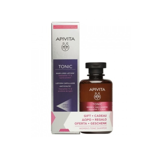 Apivita Promo Tonic Hair Loss Lotion Κατά της Τριχόπτωσης 150ml & Δώρο Womens Tonic Shampoo 250ml