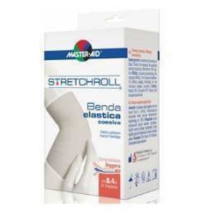 Master-Aid - Stretchroll, Ελαστικός Αυτοκόλλητος Επίδεσμος, 4mX8cm