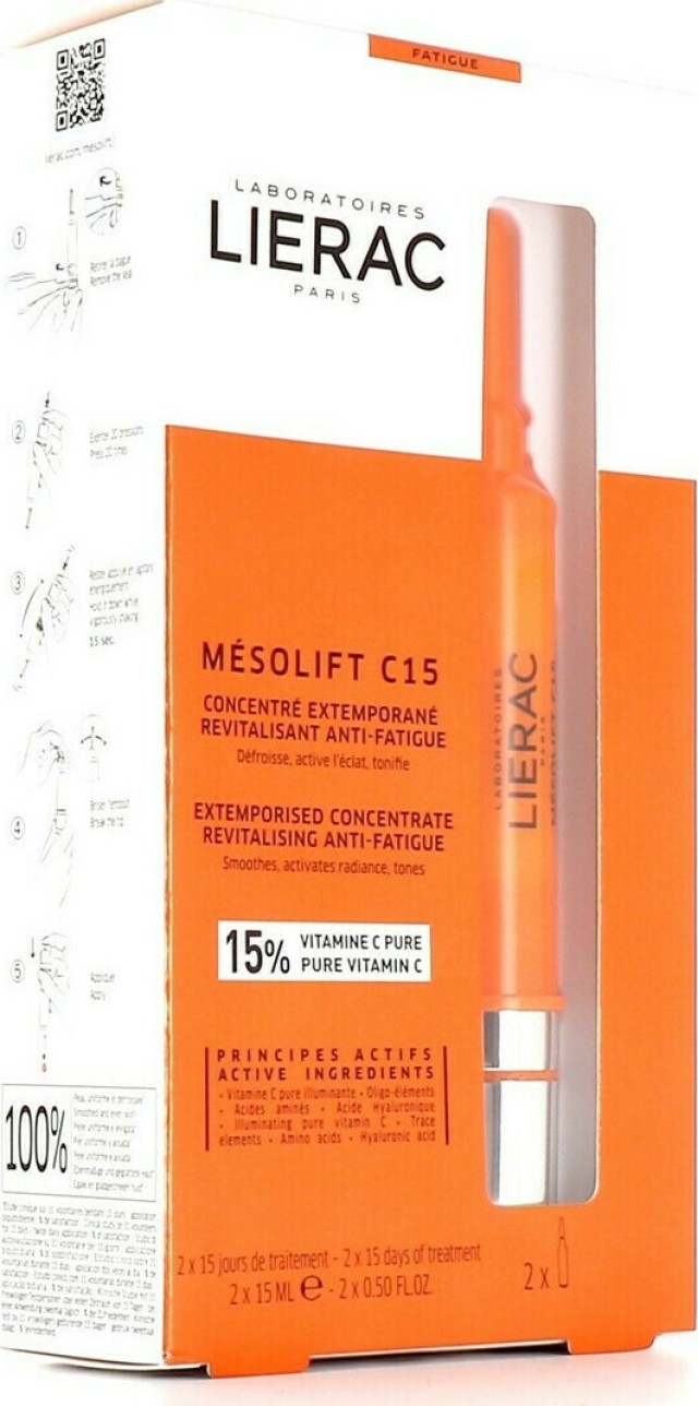 Lierac - Mesolift C15 Συμπύκνωμα Κατά της Κούρασης 2x15ml