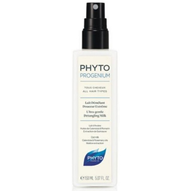 Phyto Phytoprogenium Ultra Gentle Detangling Milk Απαλό Γαλάκτωμα Μαλλιών για Εύκολο Χτένισμα, Απαλότητα & Λάμψη - Χωρίς Ξέβγαλμα, 150ml