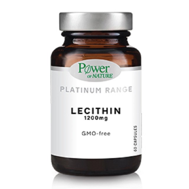 Power Health Classics Platinum Range Lecithin 1.200mg, Λεκιθίνη από Μη Γενετικά Τροποποιημένη Σόγια 60 κάψουλες