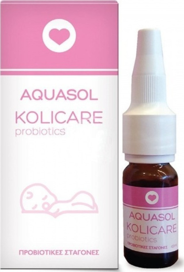 Aquasol - Kolicare Probiotics Προβιοτικές Σταγόνες για τους Βρεφικούς Κολικούς 8ml