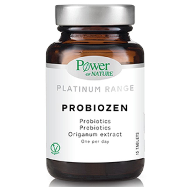 Power Of Nature Platinum Range Probiozen, Συμπλήρωμα Διατροφής για το Ευαίσθητο Έντερο 15 ταμπλέτες