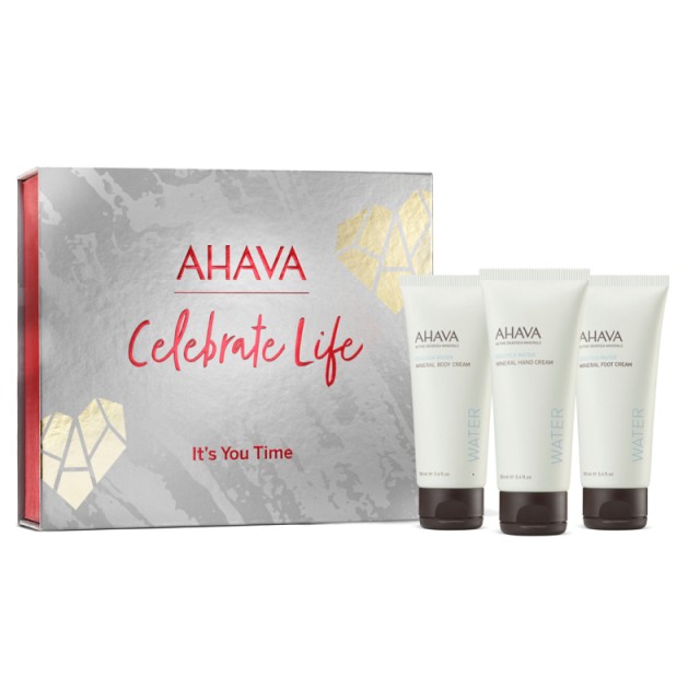 Ahava Mineral Body Lotion & Hand Cream & Shower Gel 100ml