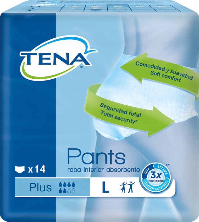 Tena Pants Plus Large (100-135cm) Economy X 14 τεμ.