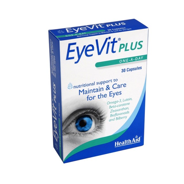 Health Aid EyeVit Plus, Συμπλήρωμα Διατροφής για τα Μάτια 30caps