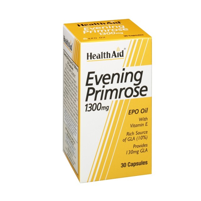 Health Aid Evening Primrose 1300mg, Έλαιο Νυχτολούλουδου 30caps