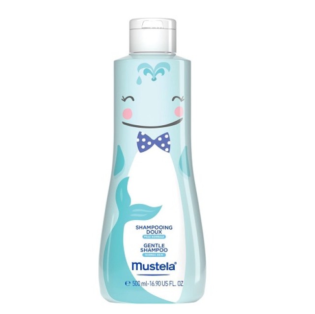 Mustela Gentle Shampoo, Απαλό Σαμπουάν 500ml