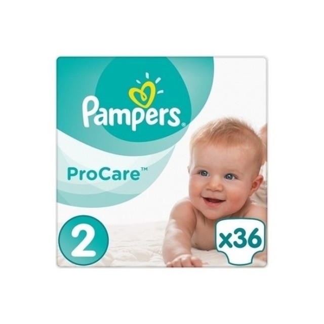 Pampers Βρεφικές Πάνες Pro Care Premium Protection No2 (3-6kg) 36τμχ
