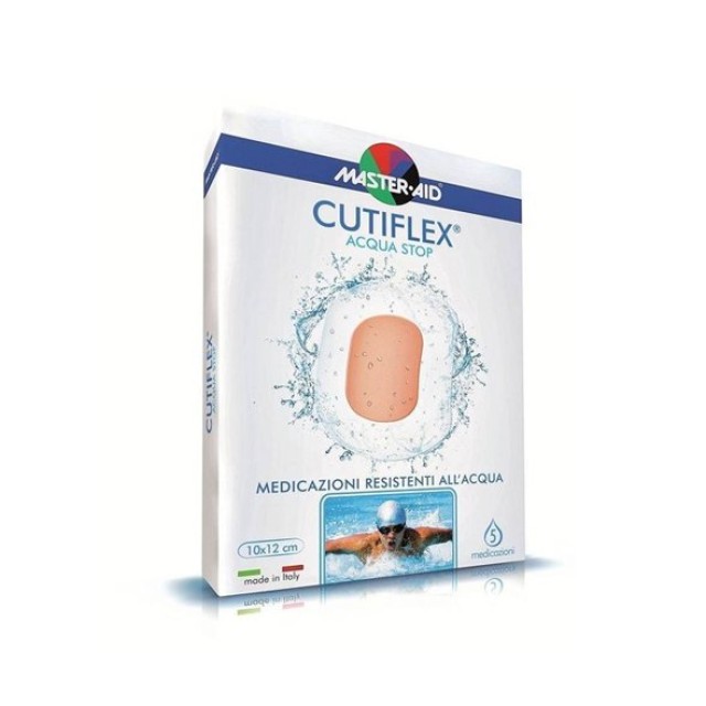 Master Aid Cutiflex 5x7, Αυτοκόλλητες Αδιάβροχες Γάζες 5τεμ 01160