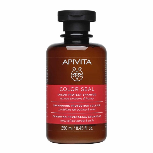 Apivita - Shampoo Color Seal Quinoa Proteins & Honey Σαμπουάν Προστασίας Χρώματος 250ml