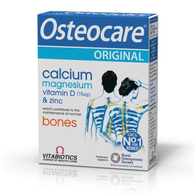 Vitabiotics Osteocare Original για Υγιή Οστά, Ασβεστιο, Βιταμίνη D3, Μαγνήσιο και Ψευδάργυρος 30Tabs