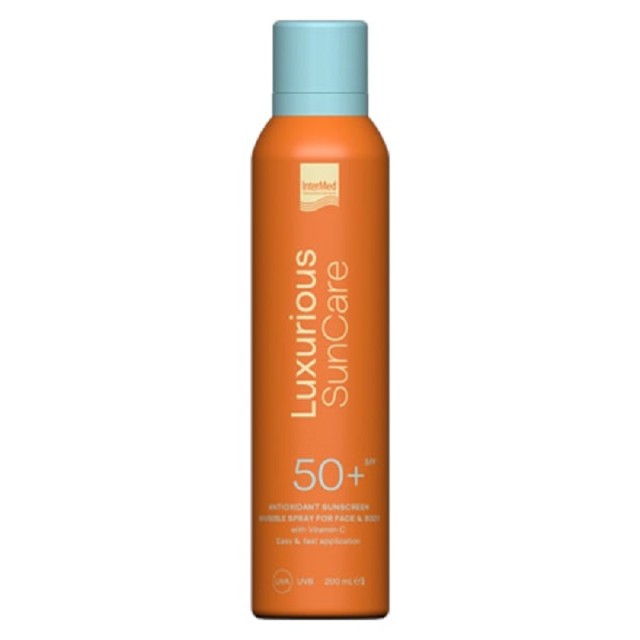 Intermed Luxurious Suncare Antioxidant Sunscreen Invisible Spray SPF 50+ Αντηλιακό με Βιταμίνη C, 200ml