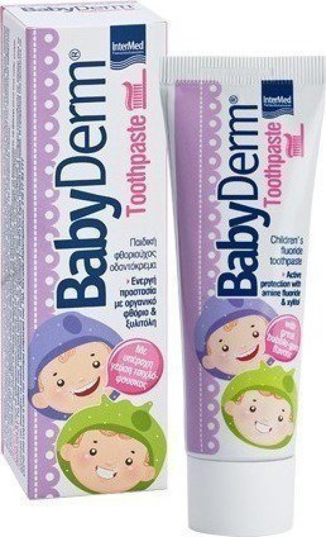 Intermed - Babyderm Toothpaste 1000ppm Παιδική Οδοντόκρεμα 50ml