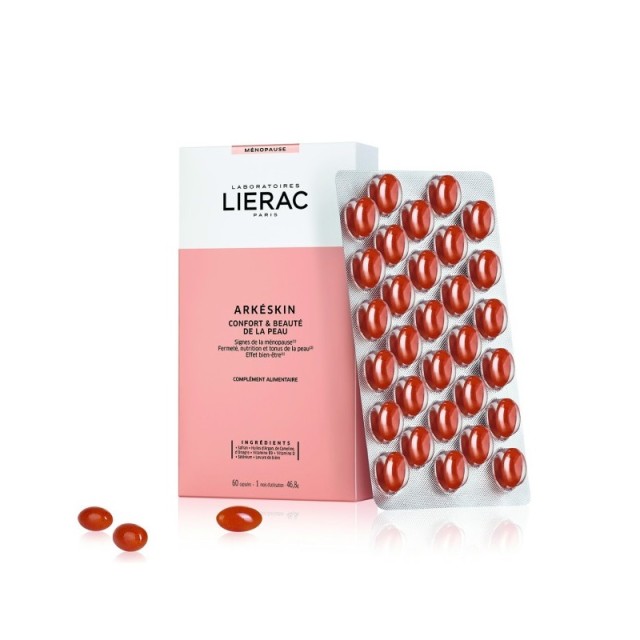 Lierac Arkeskin Comfort & Βeauty For The Skin Dietary Supplement -Για Όμορφη επιδερμίδα Με Αίσθηση Άνεσης, 60 κάψουλες