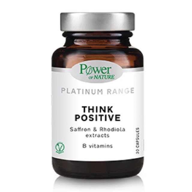 Power Health Platinum Range Think Positive Συμπλήρωμα Διατροφής για την Φυσιολογική Ψυχολογική Λειτουργία 30 Caps.