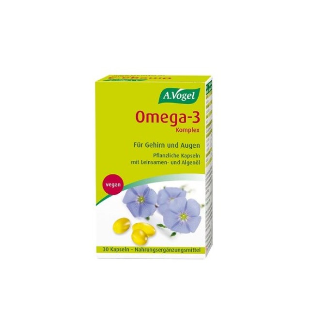 A.Vogel Omega-3 Complex, Φυτική Πηγή Λιπαρών Οξέων Ω-3 30 κάψουλες