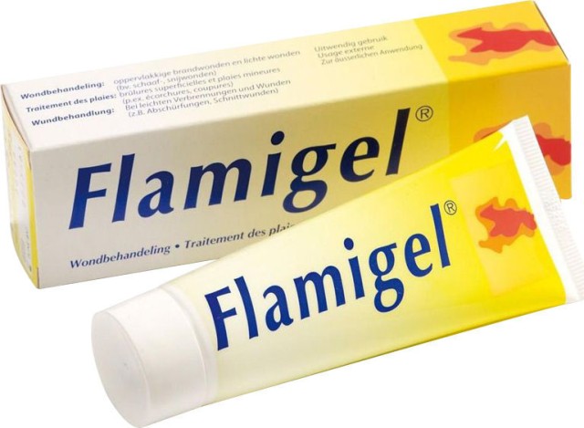Olvos Flamigel κρέμα για θεραπεία πληγών 50gr