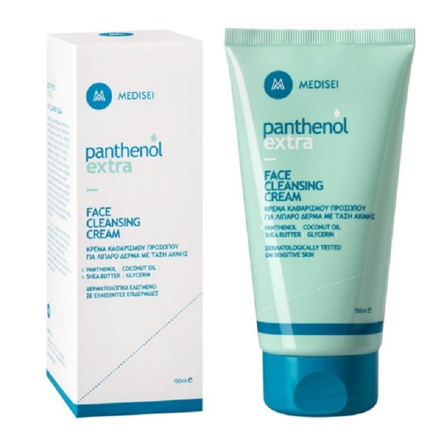 Medisei Panthenol Extra Face Cleansing Cream Κρέμα Καθαρισμού Προσώπου για Λιπαρό Δέρμα 150ml