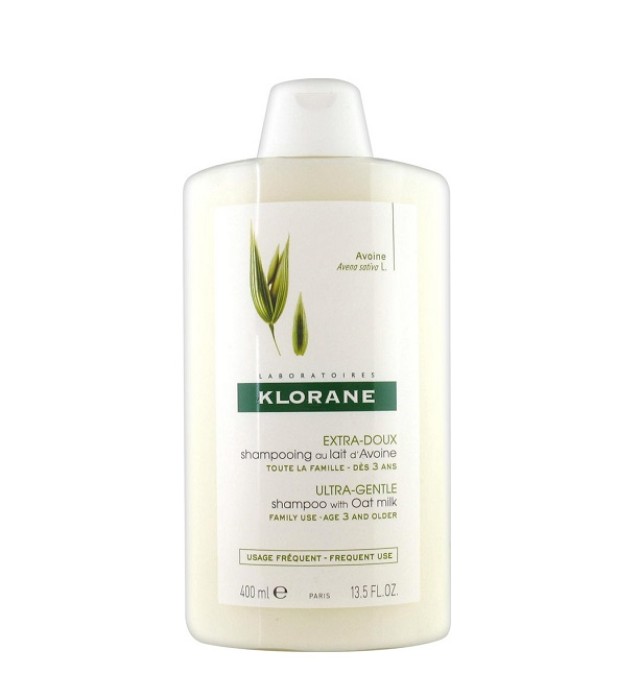Klorane Ultra Gentle Shampoo with Oat Milk, Σαμπουάν με Γαλάκτωμα Βρώμης για Απαλά Μαλλιά 400ml