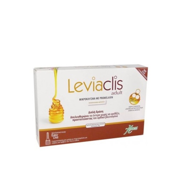 Aboca Leviaclis Adult, Μικροκλύσμα με Promelaxin για την Καταπολέμηση της Δυσκοιλιότητας 6x10g