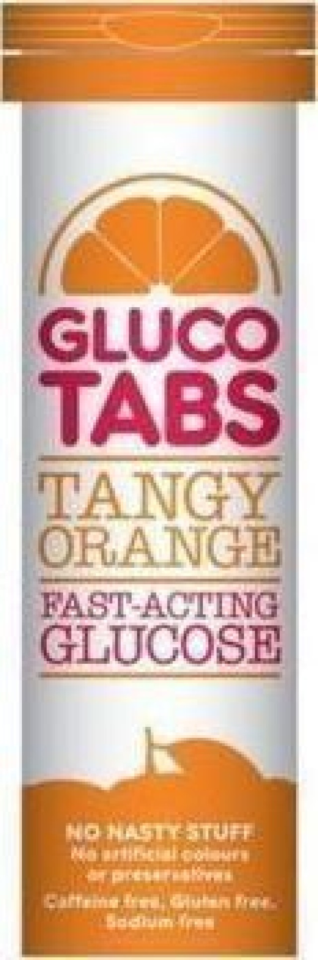 Gluco Tabs ταμπλέτες υπογλυκαιμίας με Γεύση Πορτοκάλι 10tabs