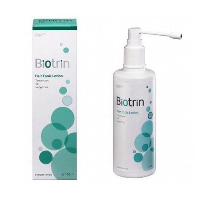 Biotrin Hair Tonic Lotion, Ειδική Τονωτική Λοσιόν με Φυτικά Εκχυλίσματα για το Τριχωτό της Κεφαλής 100ml