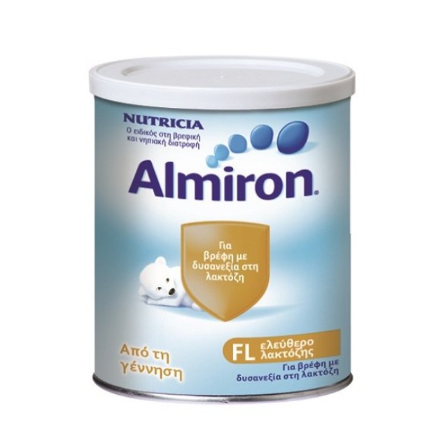 Nutricia Almiron FL, Ειδικό Γάλα για Βρέφη με Δυσανεξία στη Λακτόζη 400g