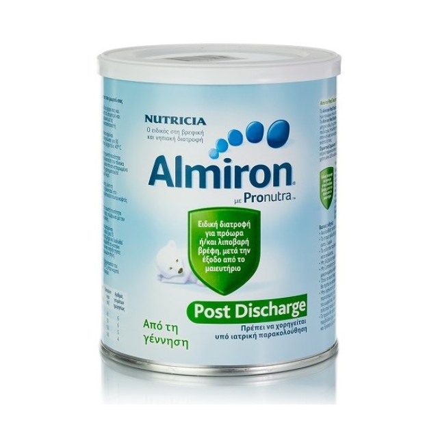 Nutricia Almiron Post Discharge, Ειδικό Γάλα για Πρόωρα και Λιποβαρή Βρέφη 400g