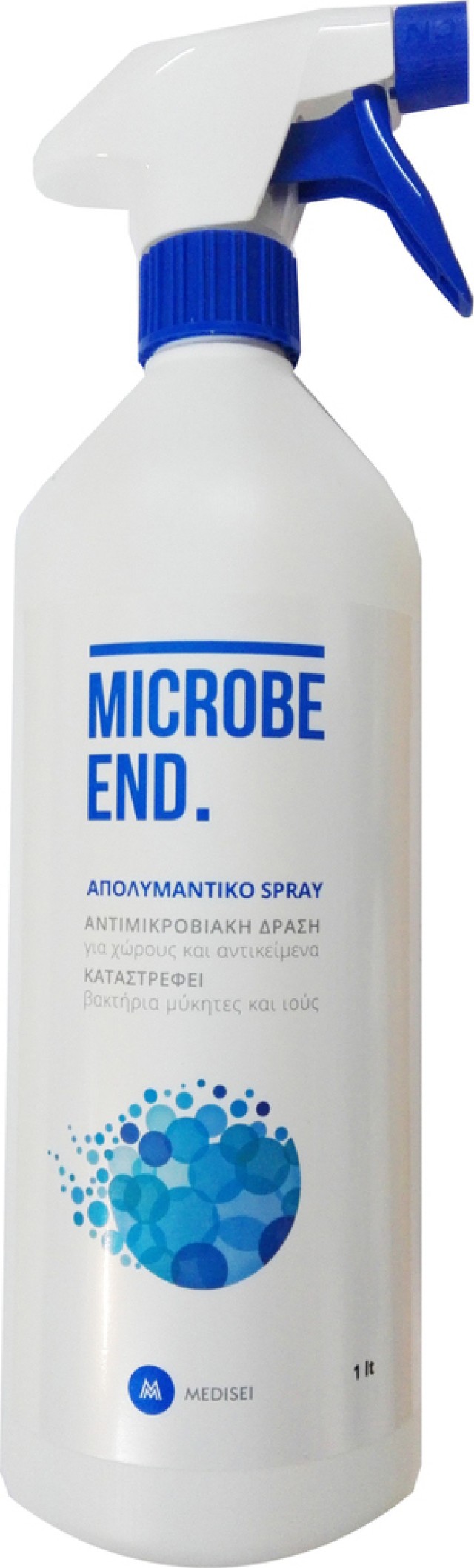 Medisei Microbe End Spray Απολυμαντικό Σπρέϊ με Μικροβιοκτόνο Δράση 1000ml