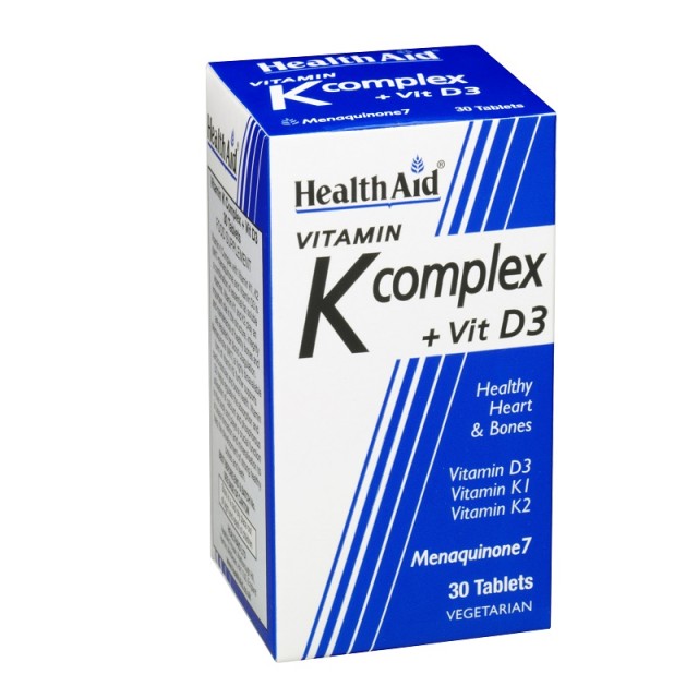 HEALTH AID - K Complex & Vit D3, 30caps