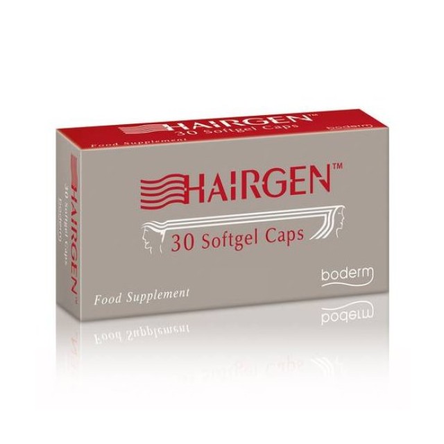 Boderm Hairgen, Συμπλήρωμα Διατροφής κατά της Τριχόπτωσης 30 μαλακές κάψουλες